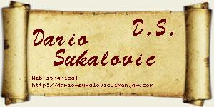Dario Šukalović vizit kartica